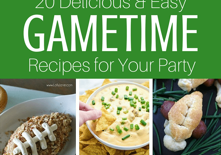 20 Delicious and Fun Gametime Appetizer Recipes for your Party