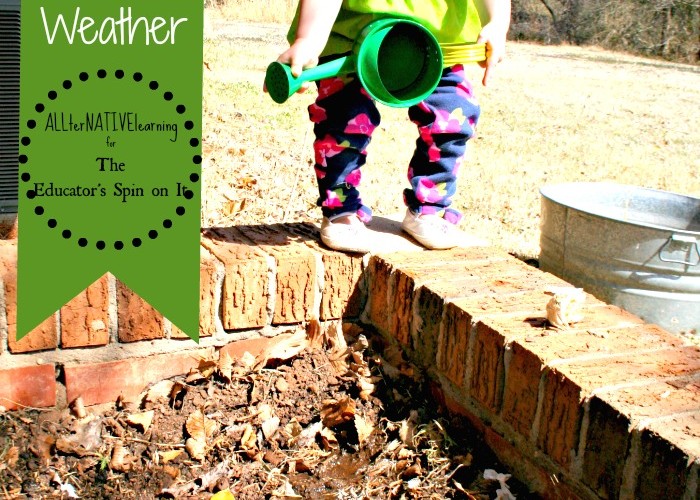 Gardening with toddlers in Extreme Weather