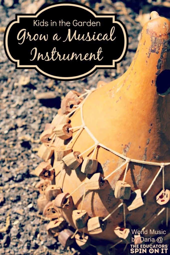Growing Musical Instruments for kids with Gourds