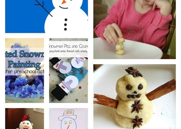 Snowman Activities for Preschoolers