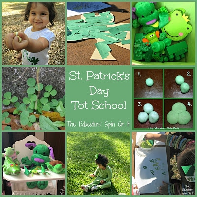 St. Patrick's Day Tot School at The Educators' Spin On It