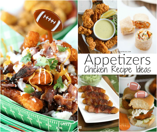 Chicken Recipes for Gametime Appetizers 