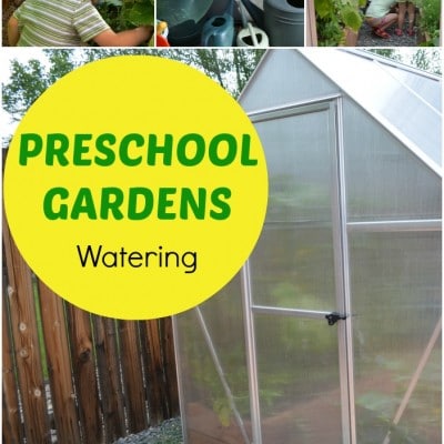 Gardening with Kids: Preschool Garden Watering