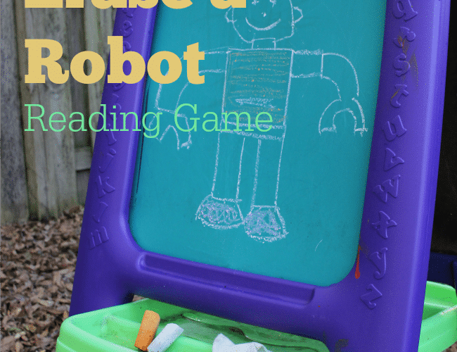 Erase a robot reading game