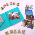 Spring Break Scrapbook Idea for Kids