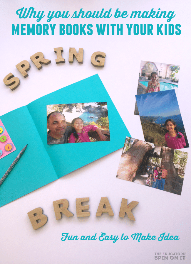 Spring Break Scrapbook Idea for Kids 