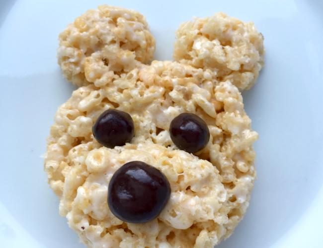 Teddy Bear Rice Krispie Treat