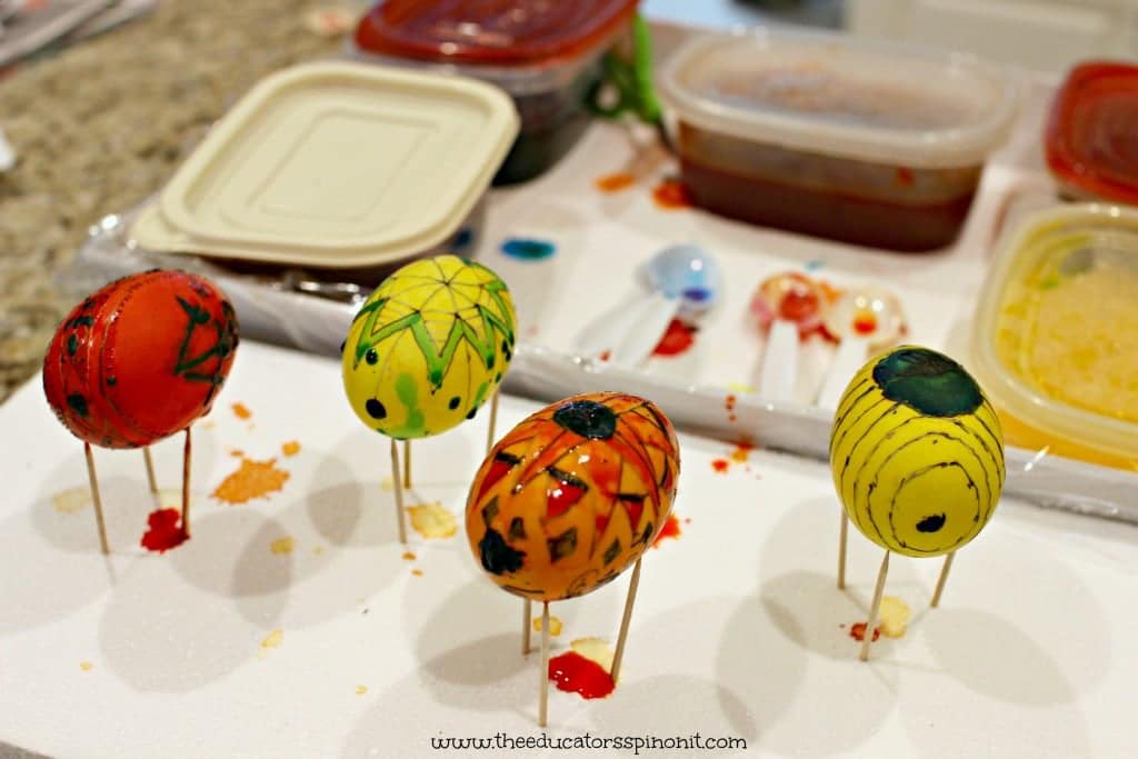 Easter egg drying rack