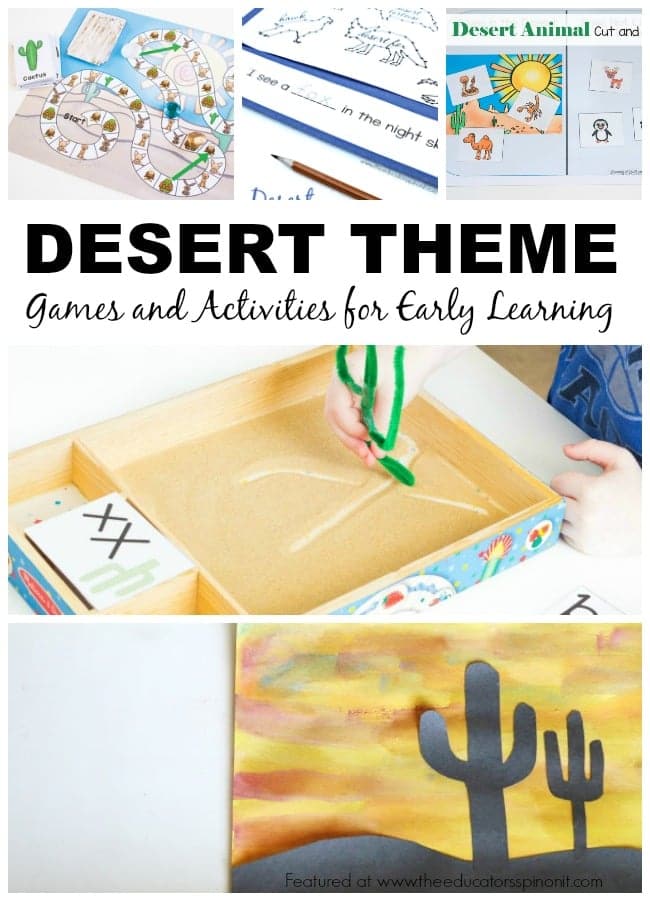 Desert Theme Games and Activities for Early Learning