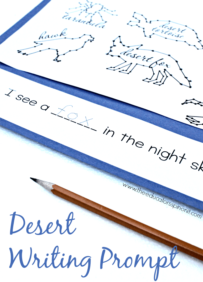 creative writing about desert