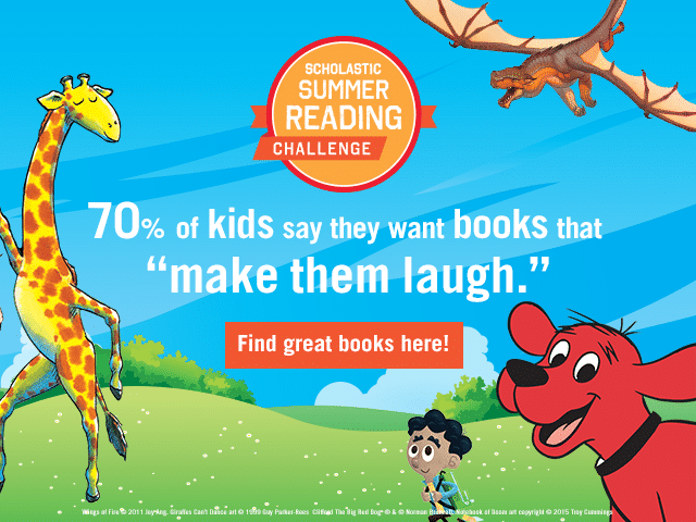 Scholastic SUmmer Reading Program Funny Books