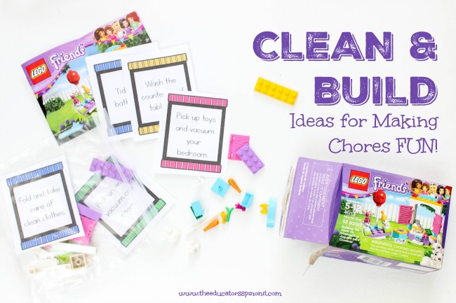 LEGO FRIENDS CHORE FUN! Ideas for making chores fun!