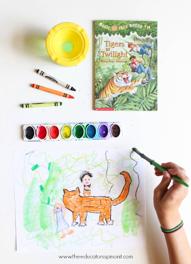 Don't miss this list of activity ideas for kids to go along with the Magic Tree House Chapter Book Series