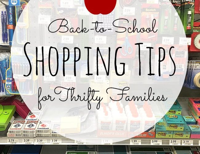 Back to School Shopping Tips for Thrifting Families