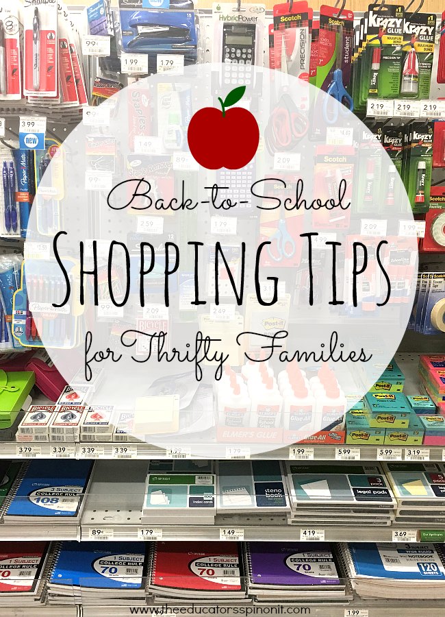 Make the Most of Back to School Shopping