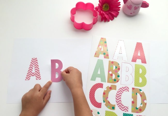 How to Make Pinkalicious Alphabet Game with Stickers 