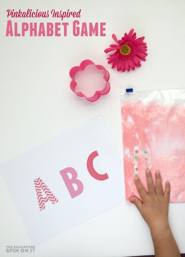 Pinkalicious Inspired Alphabet Game for Kids