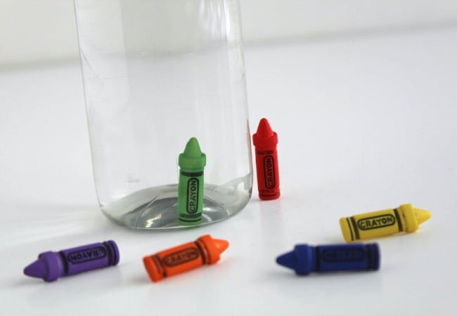 Crayon Themed Sensory Bottle 