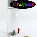 Sensory Bottle Math Game with Crayons