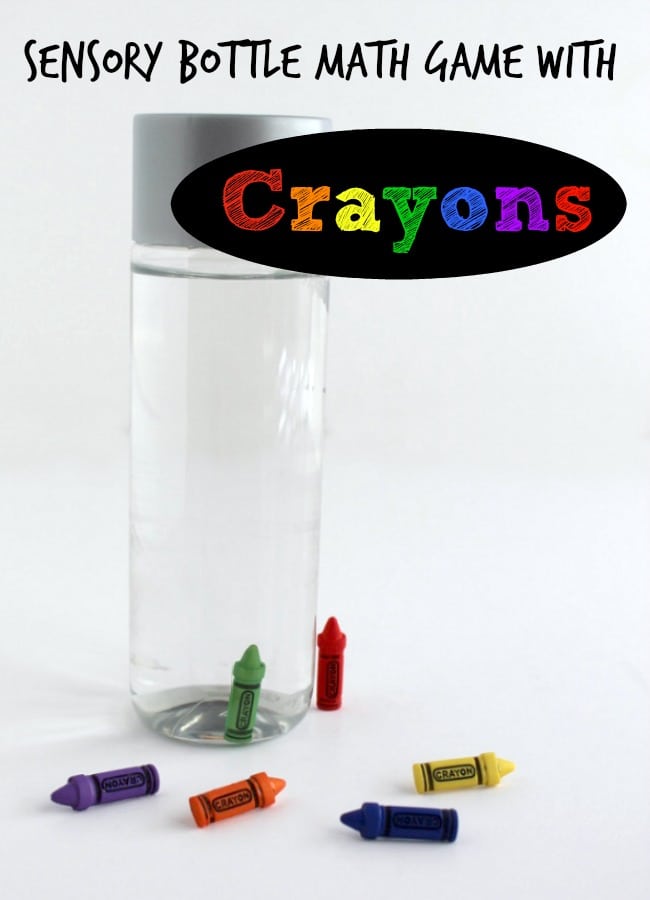 Fill the Bottle with Crayons Toddler Activity * ages 1-3 ⋆ Raising Dragons