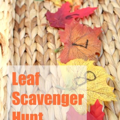 How to Play a Number Themed Leaf Scavenger Hunt With Your Child