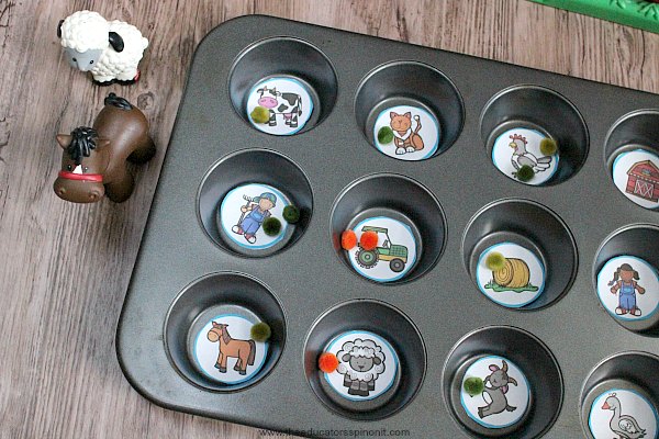 Muffin Tin Farm Game