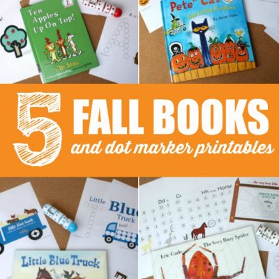 5 Must Read Fall Books and Dot Marker Fall Printables