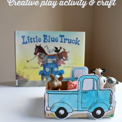 How to Make a Little Blue Truck Craft for Kids Story Play