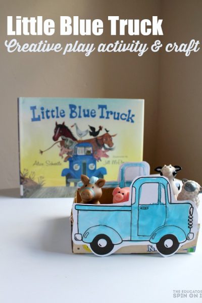 Little Blue Truck Creative Play Idea and Craft