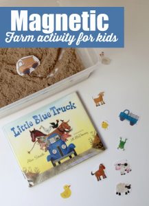 Magnetic Farm Activity to go along with the book Little Blue Truck