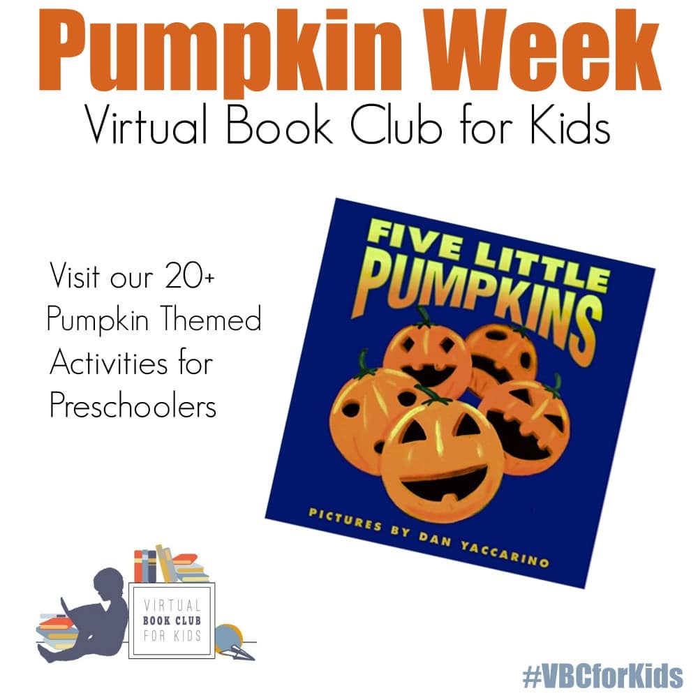 Pumpkin Week at the Virtual Book Club for Kids 