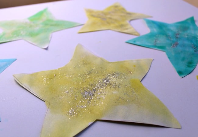 Start Craft with Kids using Star Garland 