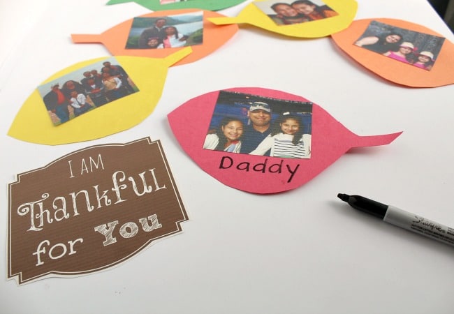 Thankful Tree Leaves for Beginning Readers 