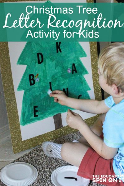Christmas Tree Alphabet Recognition Activity for Kids (8 of 8) - The Educators' Spin On It READ and Decoate, a Christmas Tree Letter Recognition Activity for Kids. Christmas Tree Letter craft. Learn your ABC's
