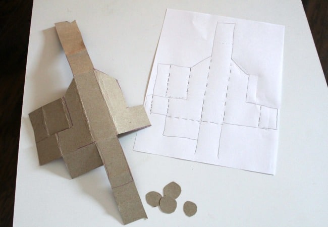 DIY Cardboard Train Tutorial for Kids