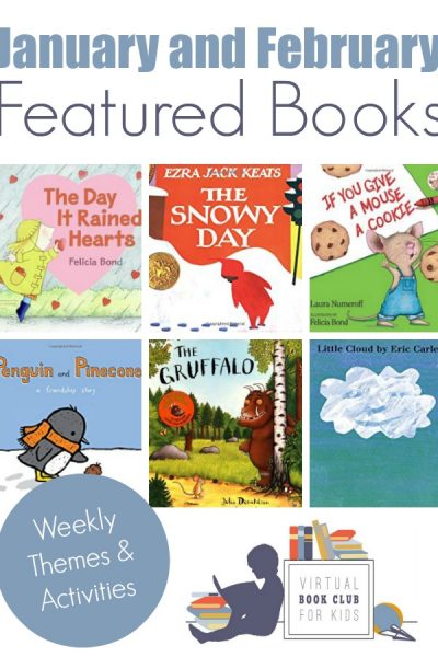 Virtual Book Club for Kids featured book for January and February