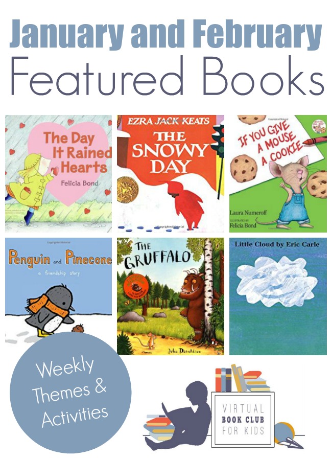 January Books for Kids featured at the Virtual Book Club for Kids