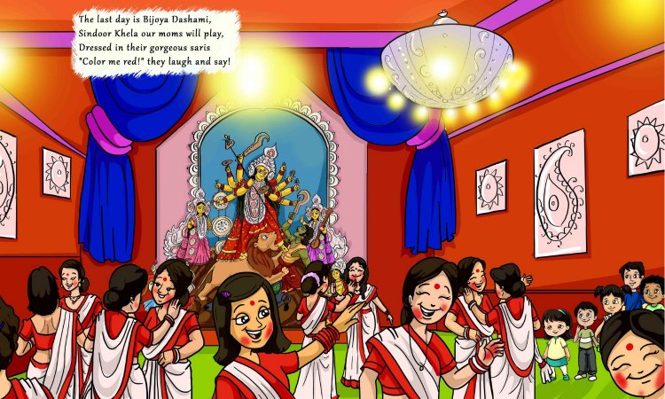 How to draw Gopal Bhar Durga Puja scenery - video Dailymotion