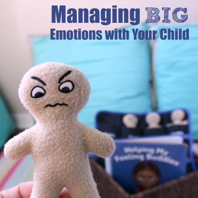 Managing BIG Emotions with your child using self regulation from Feeling Buddies for Families.