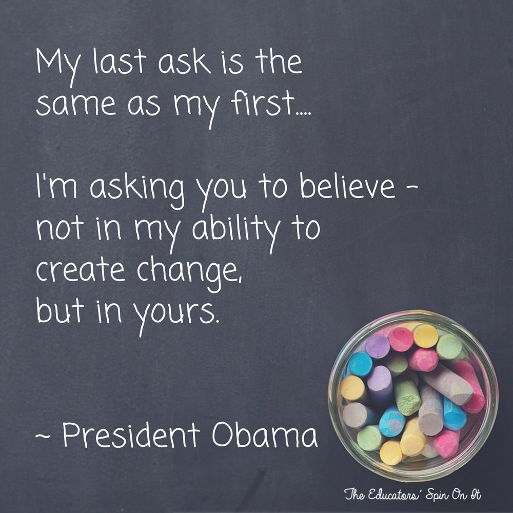 Quote from President Obama 