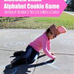 Sidewalk Chalk Alphabet Cookie Themed Fun inspired by If You Give a Mouse a Cookie