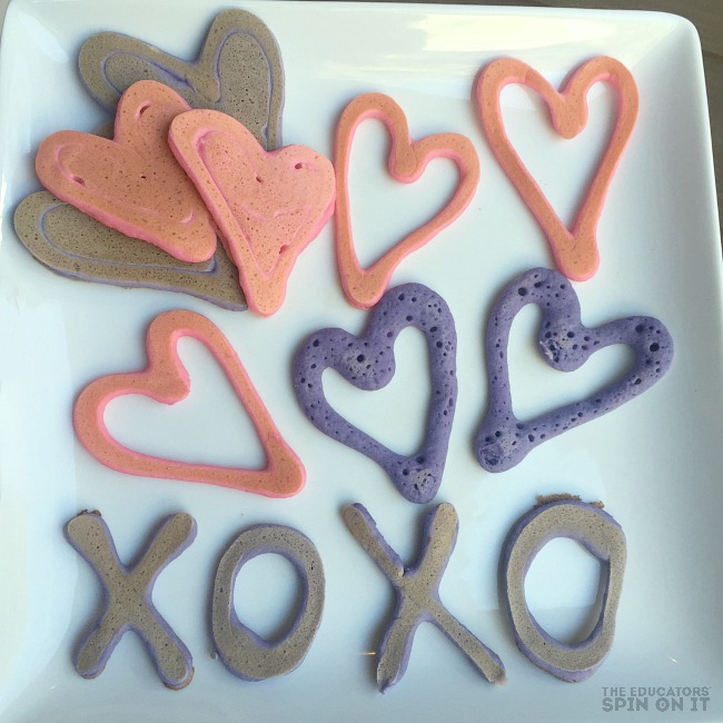 Easy Heart Pancakes Recipe with Kids