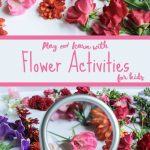 Simple Flower Activities for Kids. Flower math, flower science, flower crafts for kids