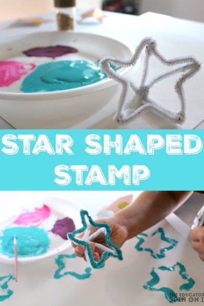 Star Shaped Stamp for Kids to Paint and create with - The Educators' Spin On It Star Shaped Stamp for Kids to Paint and create with and create something special for someone who SHINES bright in their life.