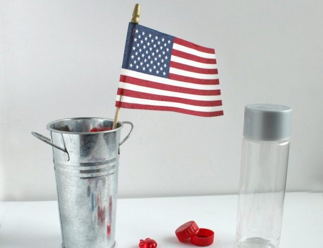 Patriotic Magnetic Sensory Bottle for Kids