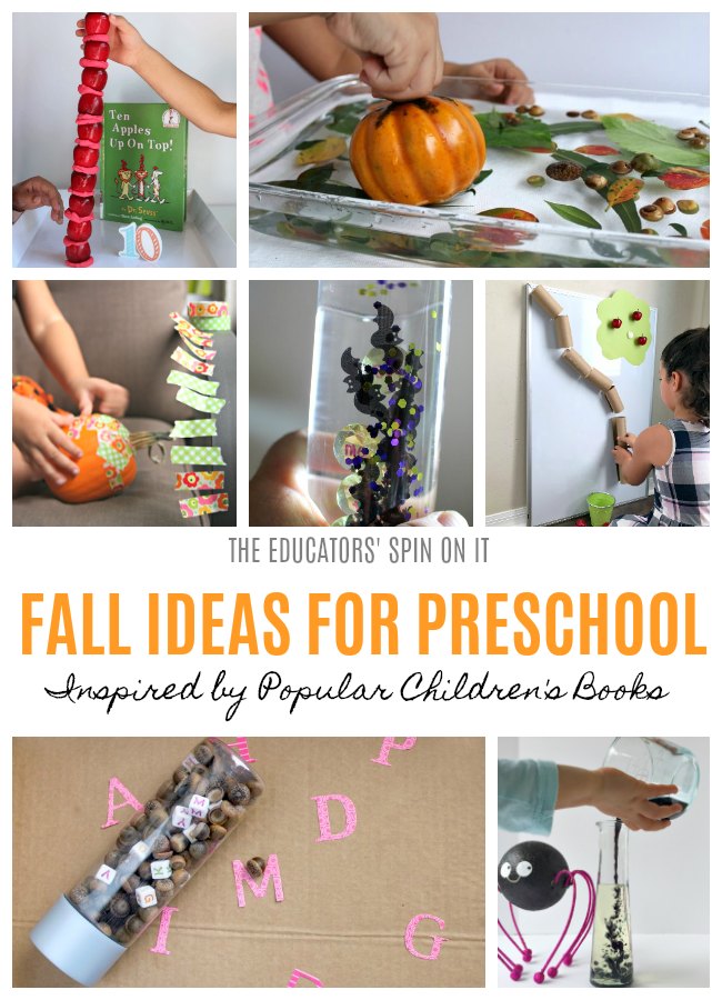 FALL IDEAS FOR PRESCHOOLERS INSPIRED BY BOOKS