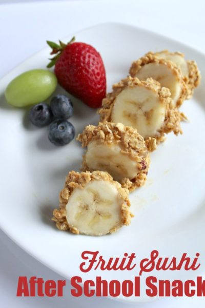 Fruit Sushi After School Snack Idea
