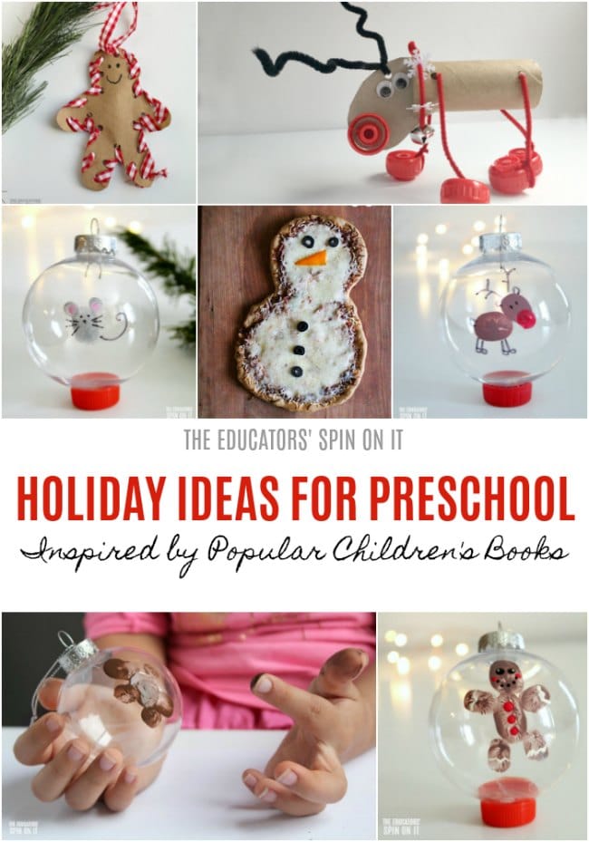 Holiday Ideas for Preschool Inspired by Children's Books #eduspin 