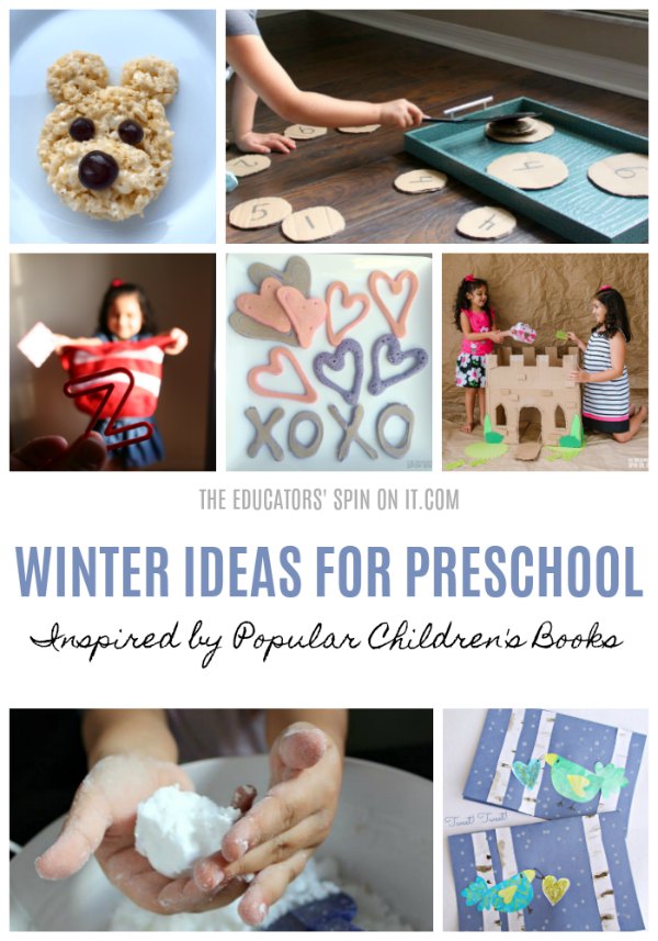 Winter Ideas for Preschool Inspired by Popular Children's Books