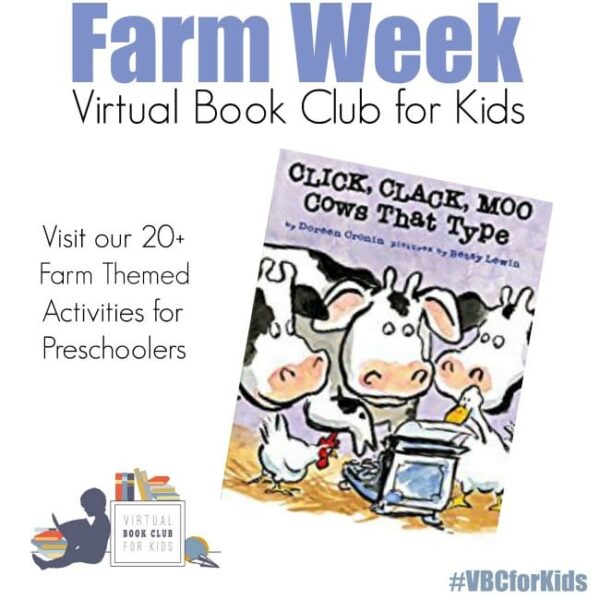 Click Clack Moo Activity With Shapes The Educators Spin On It   Farm Week For VBC Preschool Activities  600x600 